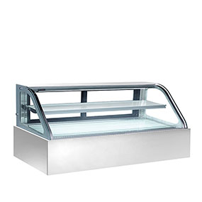 Retail Display Refrigerated Frozen Chilled Cake and Bakery Chiller Case